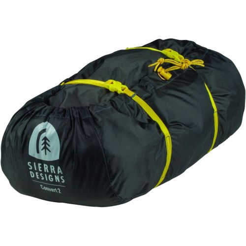 시에라디자인 Sierra Designs Convert Tent, 4 Season All Weather Backpacking and Mountaineering Tent, Yellow/Blue