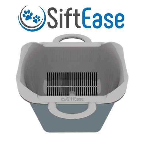  SiftEase Make Light of Cleaning the Litter Box SiftEase Litter Box Cleaner Litter Sifter - No More Scooping | Works with Any Cat Litter Box to Clean Litter, Eliminate Odors, and Allows Reuse of The Litter