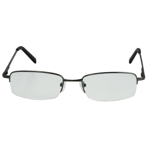  SightLine Readers SightLine Multifocal Computer Reading Glasses 6000 Semi-Rimless Designer Frames (1.50, Gunmetal)