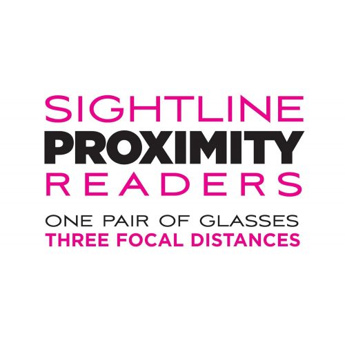  SightLine Readers SightLine Multifocal Computer Reading Glasses 6000 Semi-Rimless Designer Frames (1.50, Gunmetal)