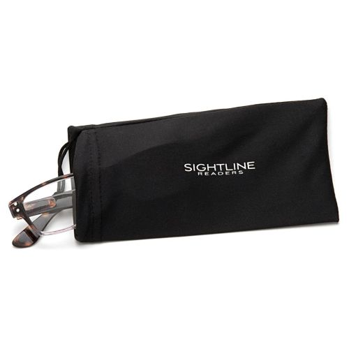  SightLine Readers SightLine Multifocal Computer Reading Glasses 6000 Semi-Rimless Designer Frames (1.50, Gunmetal)