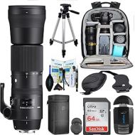 Sigma 150-600mm 5-6.3 Contemporary DG OS HSM Lens for Canon w/Sunshine Photo Bundle...