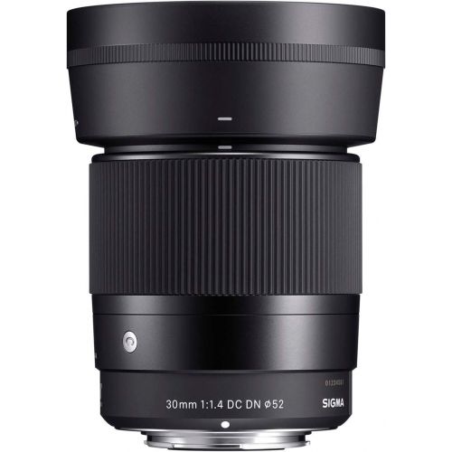  [아마존베스트]Sigma 30mm f/1.4 DC DN Contemporary Prime Lens for Sony E-Mount w/ 64GB Extreme PRO Bundle