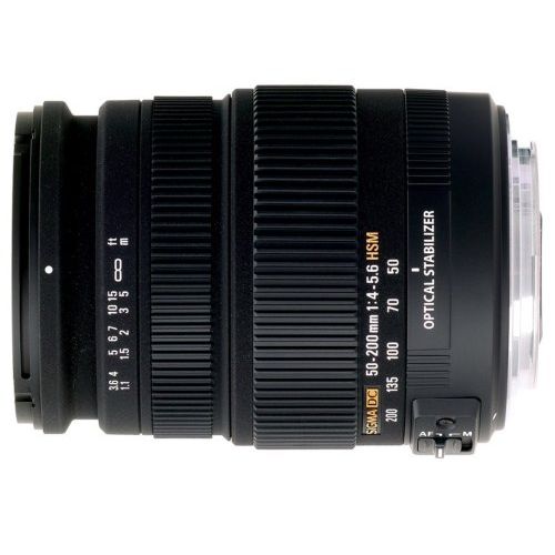  Sigma 50-200mm f/4.0-5.6 DC IF SLD Optical Stabilized (OS) Lens with Hyper Sonic Motor (HSM) for Nikon Digital SLR Cameras