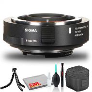 Sigma TC-1401 1.4X Teleconverter for Nikon F Bundle with Carry Case, Flexible Tripod, and 6Ave Cleaning Kit