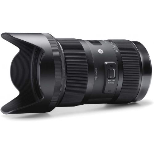  Sigma 18-35mm F/1.8 DC HSM Art Lens Nikon Digital SLR Camera - Bundle with Hoya 72MM Digital Filter Kit II (UV/CPL/ND8x), Cleaning Kit, Microfiber Cloth