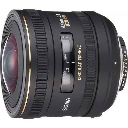  Sigma 4.5mm f/2.8 EX DC HSM Circular Fisheye Lens for Nikon Digital SLR Cameras