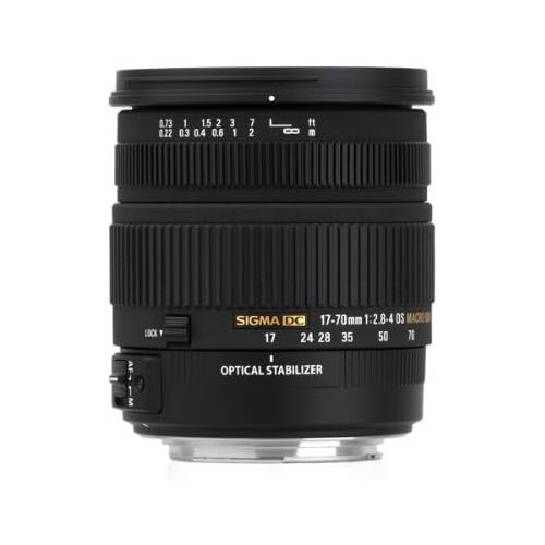  Sigma 17-70mm f/2.8-4 DC Macro OS HSM Lens for Nikon Mount Digital SLR Cameras