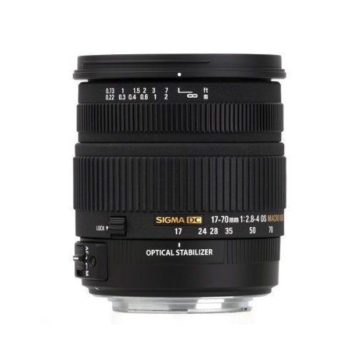  Sigma 17-70mm f/2.8-4 DC Macro OS HSM Lens for Nikon Mount Digital SLR Cameras