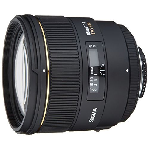  Sigma 85mm f/1.4 EX DG HSM Large Aperture Medium Telephoto Prime Lens for Nikon Digital SLR Cameras