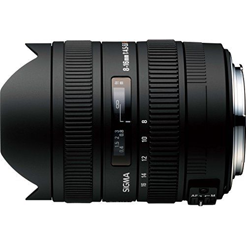  Sigma 8-16mm f/4.5-5.6 DC HSM FLD AF Ultra Wide Zoom Lens for APS-C sized Nikon Digital DSLR Camera
