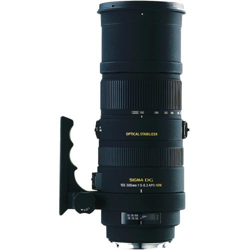 Sigma 150-500mm f/5-6.3 AF APO DG OS HSM Telephoto Zoom Lens for Nikon Digital SLR Cameras