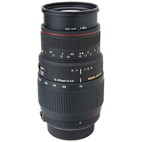  Sigma 70-300mm f/4-5.6 DG APO Macro Motorized Telephoto Zoom Lens for Nikon SLR Cameras