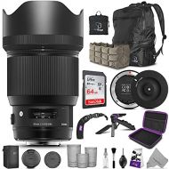 Sigma 85mm f/1.4 DG HSM Art Lens for Nikon F Cameras + Sigma USB Dock with Altura Photo Advanced Accessory and Travel Bundle