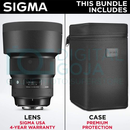  Sigma 105mm f/1.4 DG HSM Art Lens for Sony E with Altura Photo Advanced Accessory and Travel Bundle