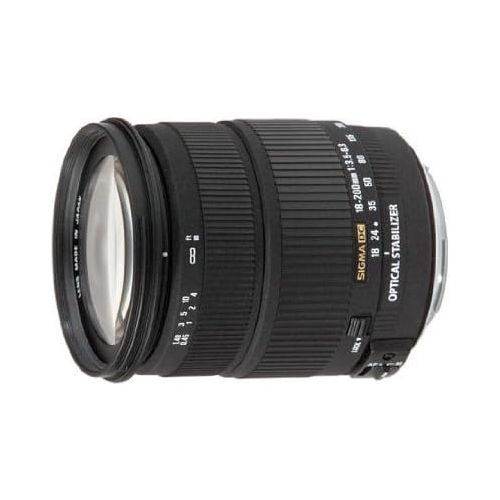  Sigma 18-200mm f/3.5-6.3 DC Auto Focus OS (Optical Stabilizer) Zoom Lens for Canon Digital SLR Cameras