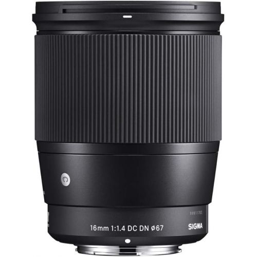  Sigma 16mm f/1.4 DC DN Contemporary Lens for Sony with 64GB Extreme PRO SD Card and Accessory Bundle