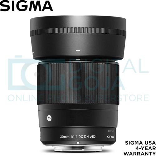  Sigma 30mm f/1.4 DC DN Contemporary Lens for Canon EF-M with Altura Photo Essential Accessory and Travel Bundle