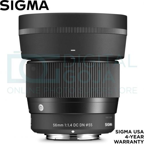  Sigma 56mm f/1.4 DC DN Contemporary Lens for Canon EF-M with Altura Photo Essential Accessory and Travel Bundle