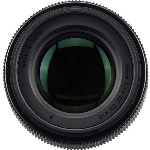  Sigma 56mm for E-Mount (Sony) Fixed Prime Camera Lens, Black (351965)