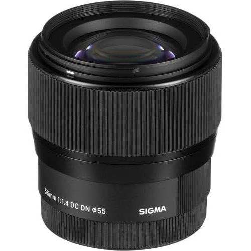  Sigma 56mm for E-Mount (Sony) Fixed Prime Camera Lens, Black (351965)