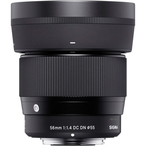  Sigma 56mm for E-Mount (Sony) Fixed Prime Camera Lens, Black (351965)