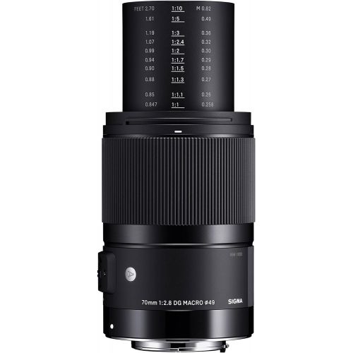  Sigma 271965 70mm F2.8 Art DG Macro for Sony E, Black