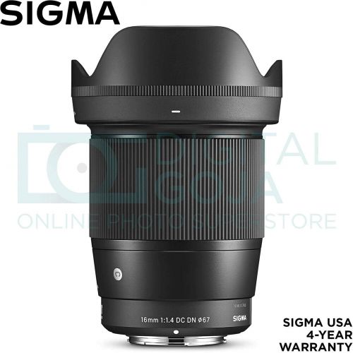  Sigma 16mm F1.4 DC DN Contemporary Lens for Sony E Mount Cameras with Altura Photo Advanced Accessory and Travel Bundle