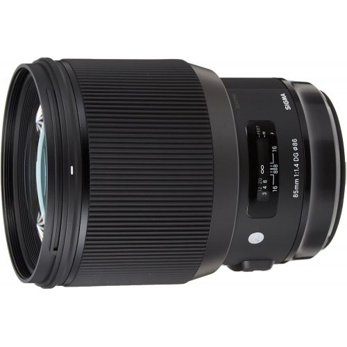  [아마존베스트]Sigma 85 mm F1.4 DG HSM Art Lens (86 mm Filter Thread) for Canon Lens Bayonet & Walimex Pro UV Filter Slim MC 86 mm (with Protective Case)