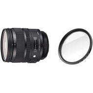 [아마존베스트]Sigma 24-70 mm F2.8 DG OS HSM Art Lens (82 mm Filter Thread) for Canon Lens Bayonet & Walimex Pro UV Filter Slim MC 82 mm (Includes Protective Case)