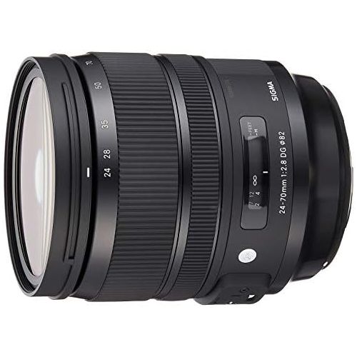  [아마존베스트]Sigma 24-70 mm F2.8 DG OS HSM Art Lens (82 mm Filter Thread) for Canon Lens Bayonet & Walimex Pro UV Filter Slim MC 82 mm (Includes Protective Case)