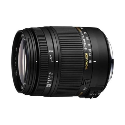  Sigma 18-250mm f3.5-6.3 DC OS HSM IF Lens for Canon Auto Focus Digital SLR Cameras