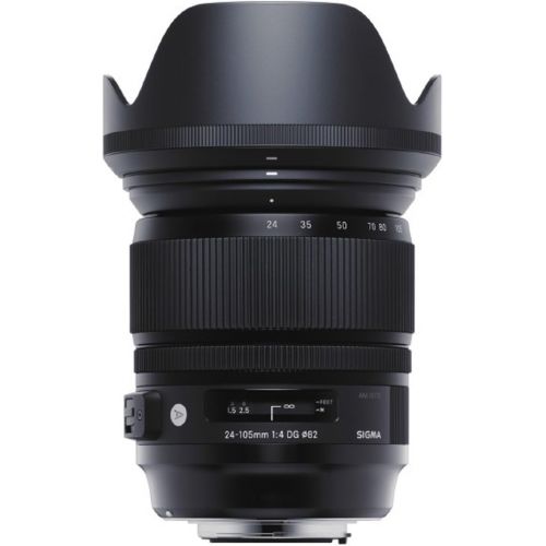  Sigma 635205 24-105mm F 4.0 DG OS HSM Zoom Lens for Sony Alpha Cameras - International Version (No Warranty)