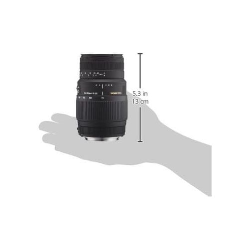  Sigma 70-300mm f4-5.6 DG Macro Telephoto Zoom Lens for Minolta and Sony SLR Cameras - International Version (No Warranty)