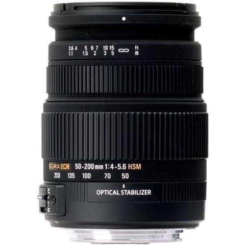  Sigma 50-200mm f4.0-5.6 DC IF SLD Optical Stabilized (OS) Lens with Hyper Sonic Motor (HSM) for Pentax Digital SLR Cameras