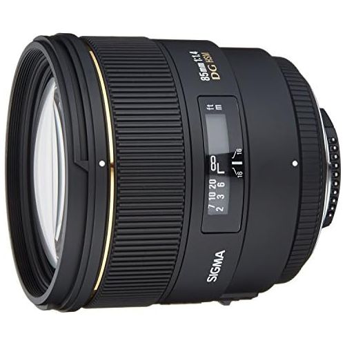  Sigma 85mm f1.4 EX DG HSM Large Aperture Medium Telephoto Prime Lens for Nikon Digital SLR Cameras - Fixed - International Version (No Warranty)