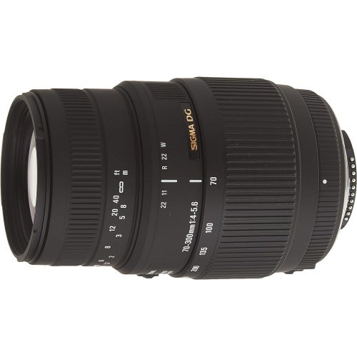 캐논 Sigma 70-300mm f4-5.6 DG Macro Telephoto Zoom Lens for Canon SLR Cameras - International Version (No Warranty)