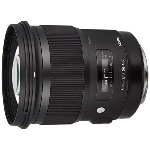  Sigma 50mm F1.4 DG HSM Art Lens for Canon Cameras - International Version (No Warranty)