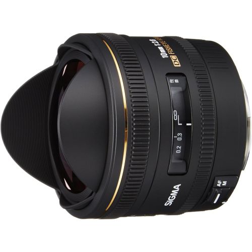  Sigma 10mm f2.8 EX DC HSM Fisheye Lens for Canon Digital SLR Cameras (OLD MODEL)