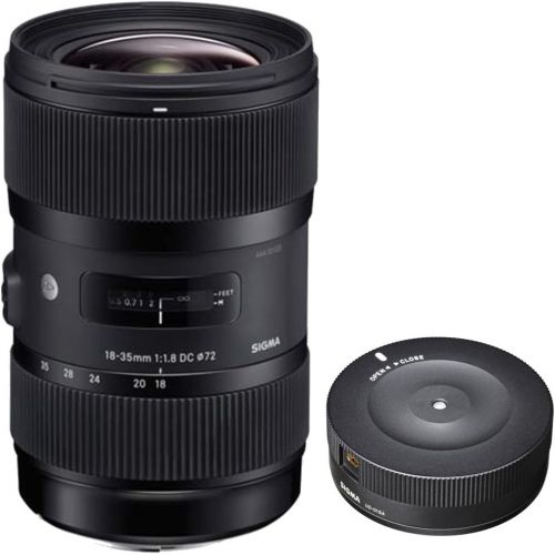  Sigma AF 18-35mm f1.8 DC HSM Lens for Nikon with USB Dock for Nikon Lens