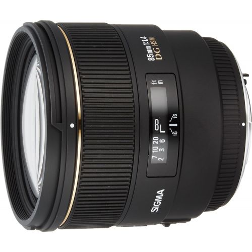  Sigma 85mm f1.4 EX DG HSM Large Aperture Medium Telephoto Prime Lens for Canon Digital SLR Cameras