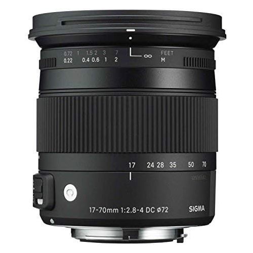  Sigma Contemporary 17-70mm F2.8-4 DC Macro OS HSM Lens - Nikon Mount - International Version (No Warranty)