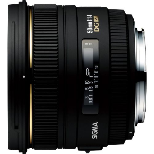  Sigma 50mm f1.4 EX DG HSM Lens for Nikon Digital SLR Cameras