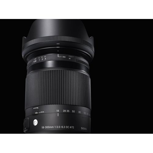  Sigma 18-300mm F3.5-6.3 Contemporary DC Macro OS HSM Lens for Nikon