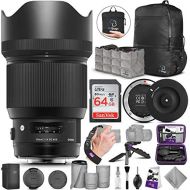 Sigma 85mm f1.4 DG HSM Art Lens for Canon EF Cameras wSigma USB Dock & Advanced Photo and Travel Bundle