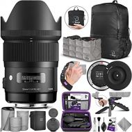 Sigma 35mm F1.4 Art DG HSM Lens for Canon DSLR Cameras wSigma USB Dock & Advanced Photo and Travel Bundle