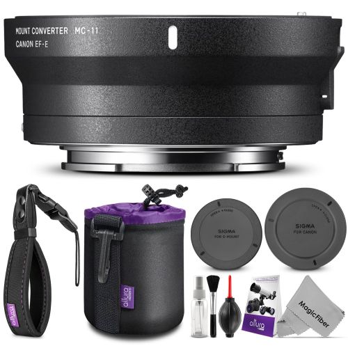  Sigma MC-11 Mount Converter Lens Adapter (Sigma EF-Mount Lenses to Sony E Cameras) wEssential Photo Bundle