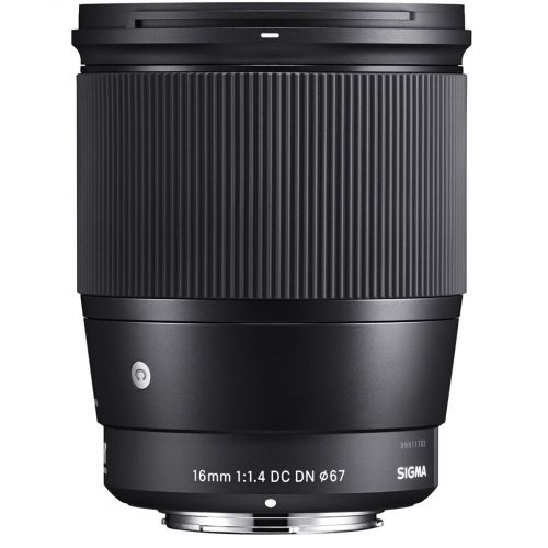  Sigma 16mm f1.4 DC DN Contemporary Lens for Sony E-Mount with 64GB Bundle