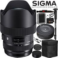 Sigma 14-24mm f/2.8 DG HSM Art Lens for Canon EF  6PC Accessory Bundle