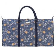 Signare Tapestry Womens Big Holdall Carry On Travel Luggage Bag Jane Austen Design (Jane Austen Blue) (BHOLD-AUST)